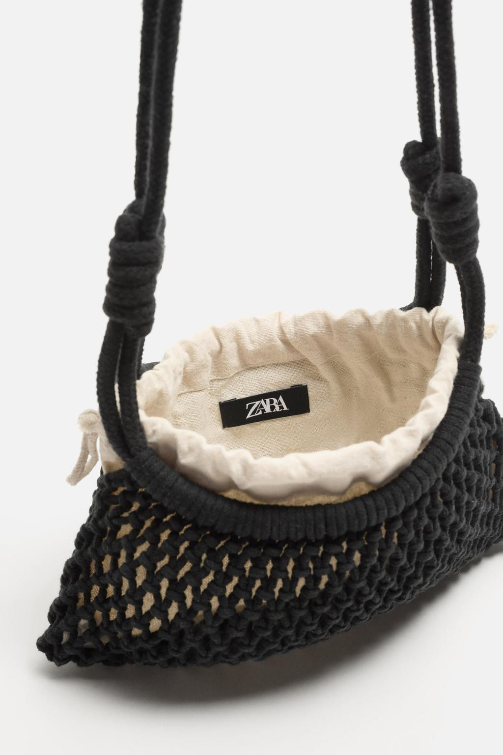 MACRAME CROSSBODY BAG - Zara фото 6