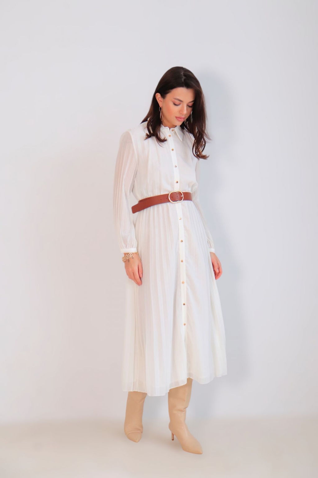 Martichelli Платье молочное фото 8