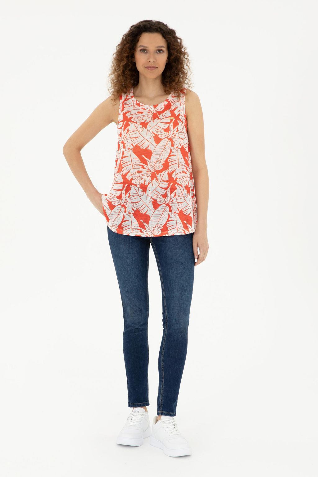 U. S. Polo Assn / Женская футболка с цветком граната - U.s. polo assn фото 11