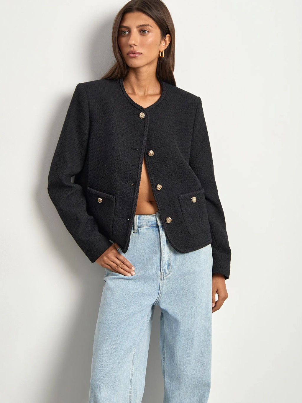 Жакет прямого кроя - Emka фото 2
