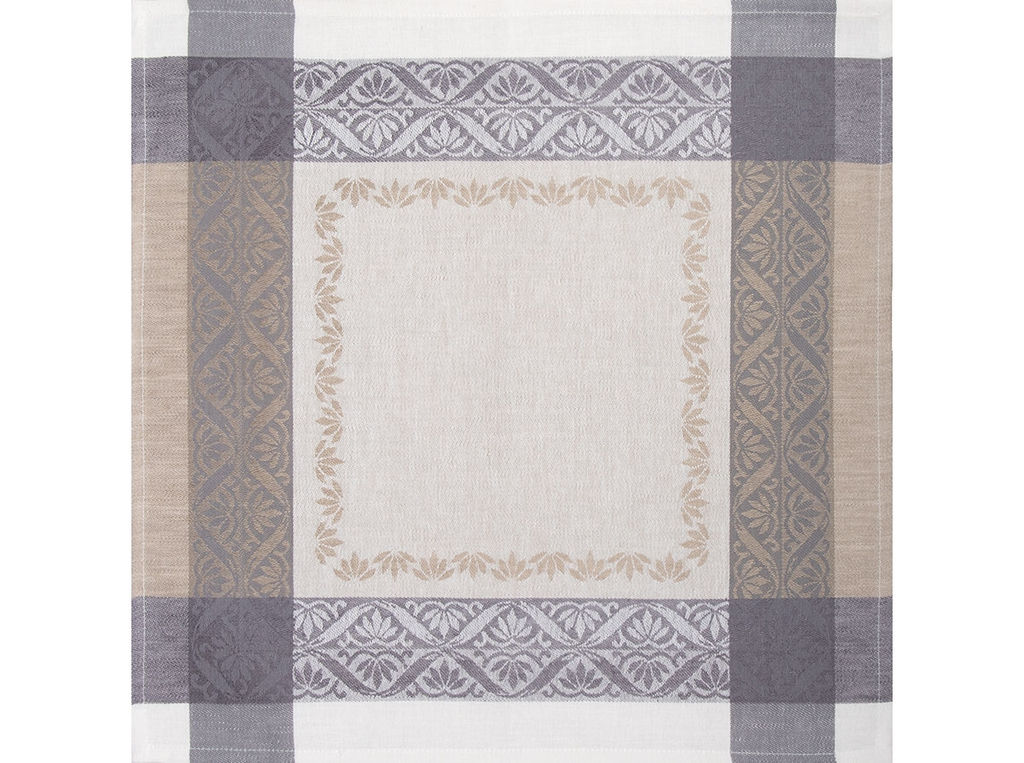 Салфетка 16С382-ШР/к. 48*48 "Посуда" цв. 1 рис. 186 серый