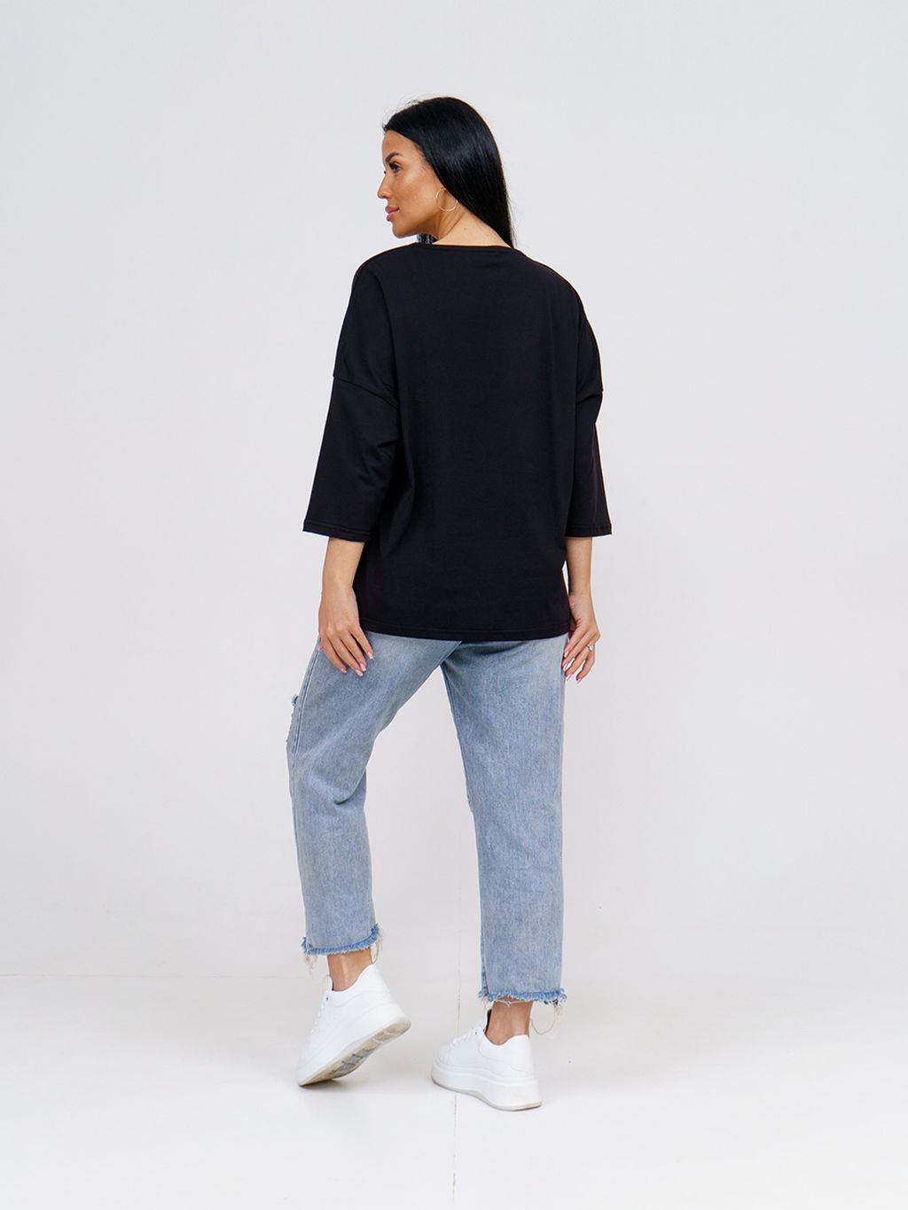 Туника женская, цвет темно-синий - Барболета фото 24