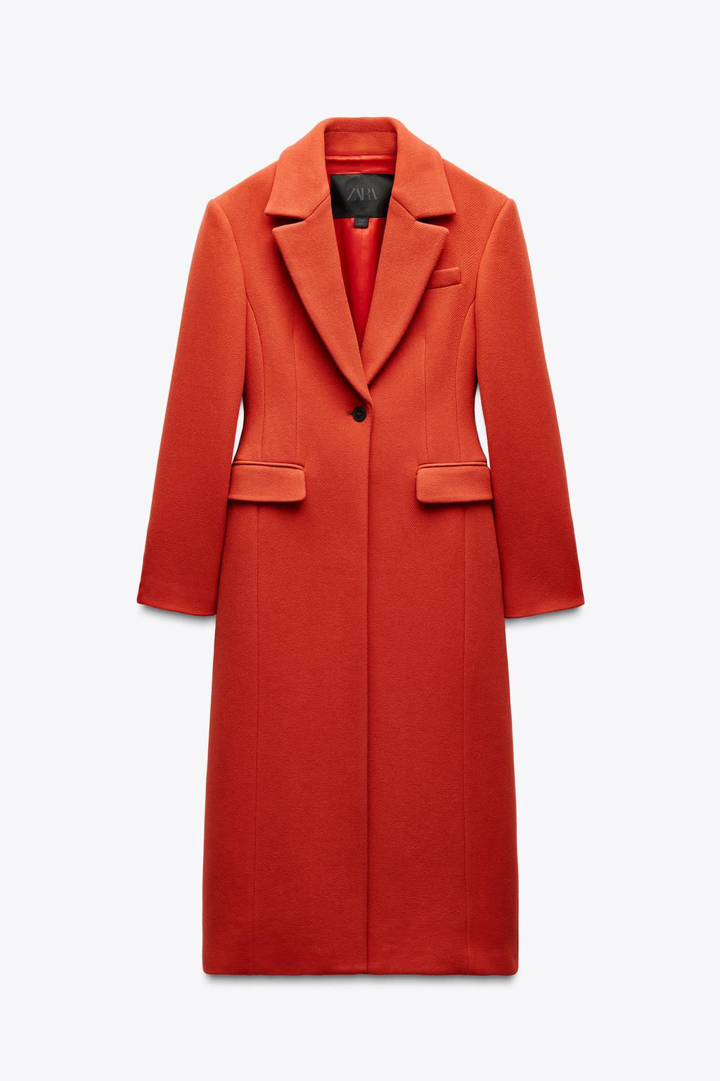 TAILORED WOOL BLEND COAT ZW COLLECTION - Zara фото 5