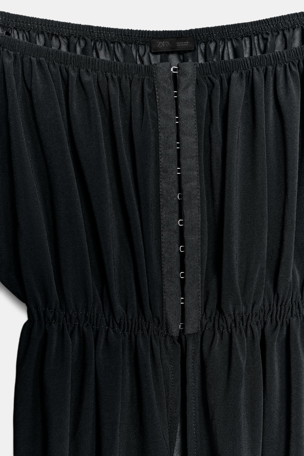 TOP COMBINADO ENCAJE / Negro