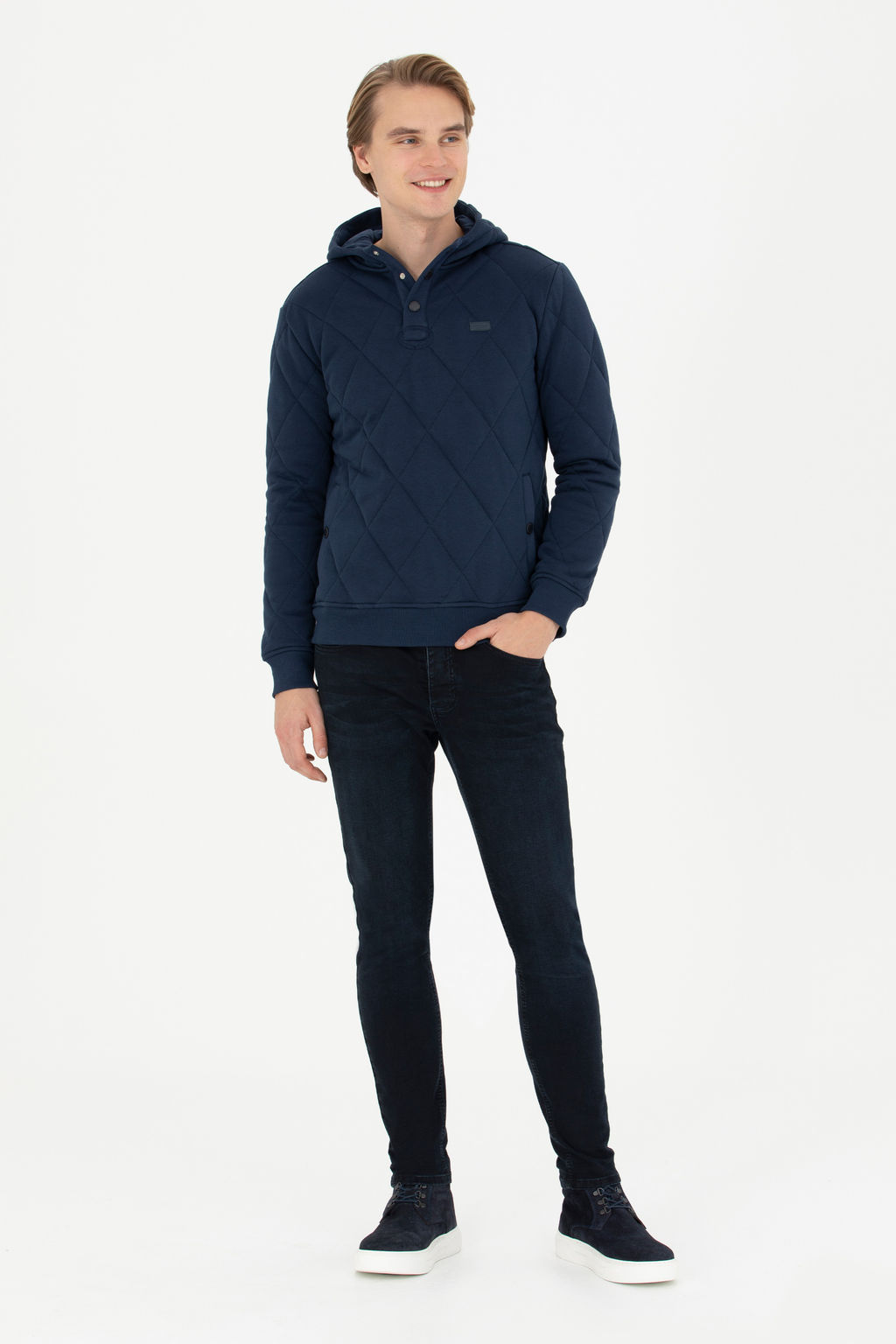 Мужской темно-синий свитшот - U.s. polo assn фото 11