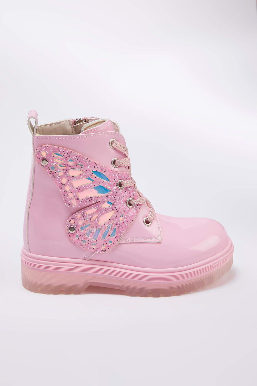 Pembe Fermuarl? ve Bagc?kl? Kucuk K?z Cocuk Kids Postal Rugan Bot
TAKAW26BO00009 - Trendyolmilla фото 2