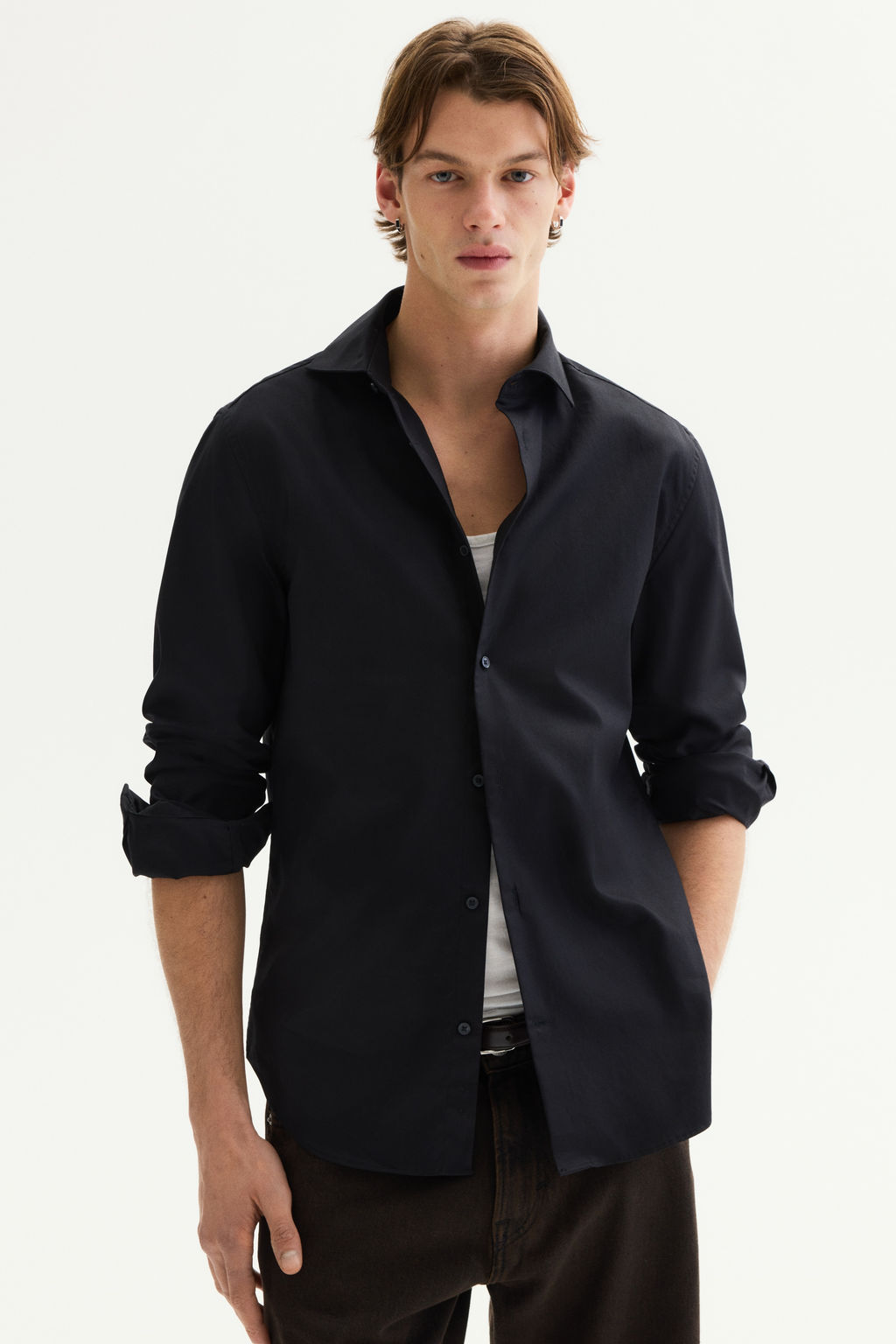 Camisa de algod?n Slim Fit - H&m фото 4
