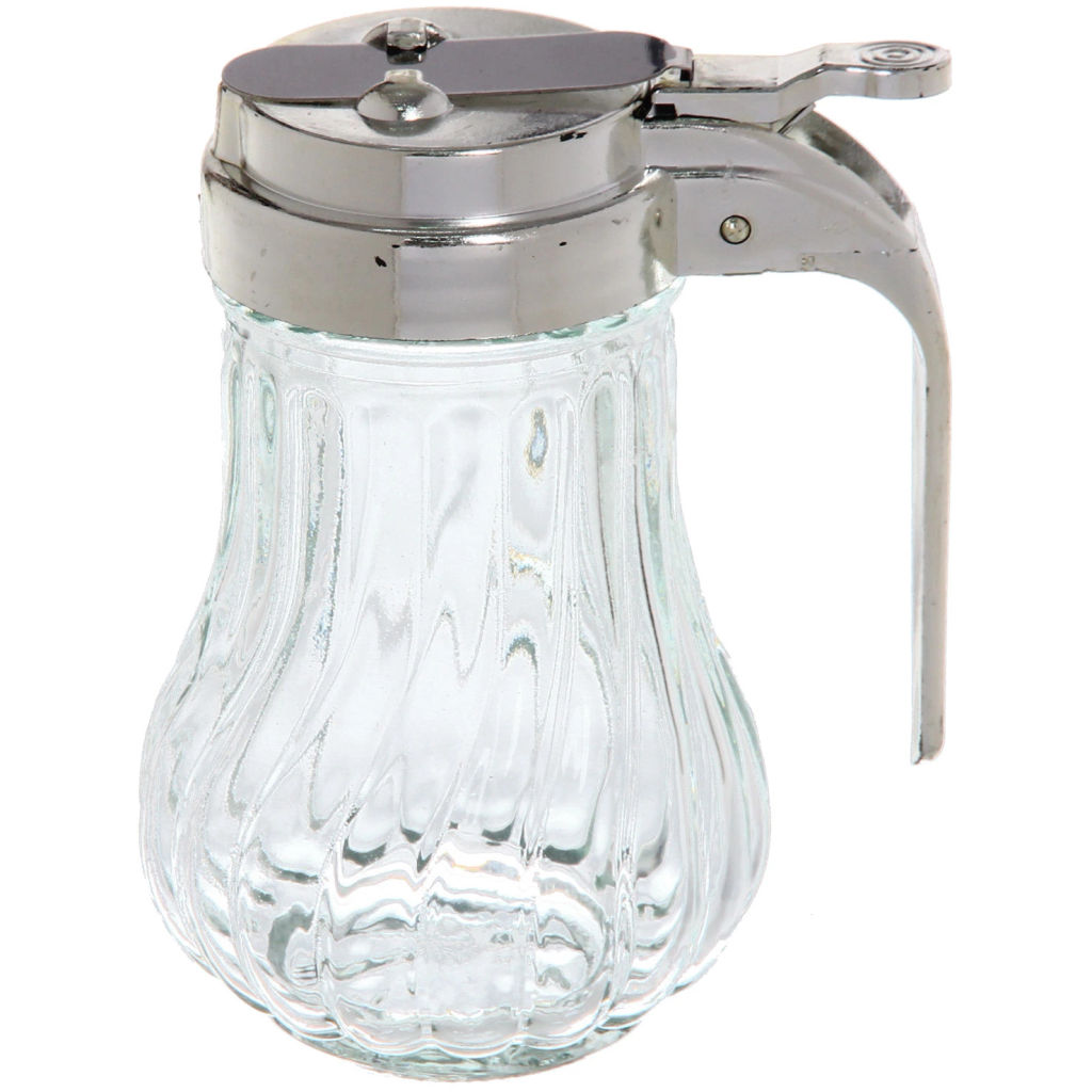 Цена за 3 шт. Сахарница стеклянная с дозатором крышка под металл