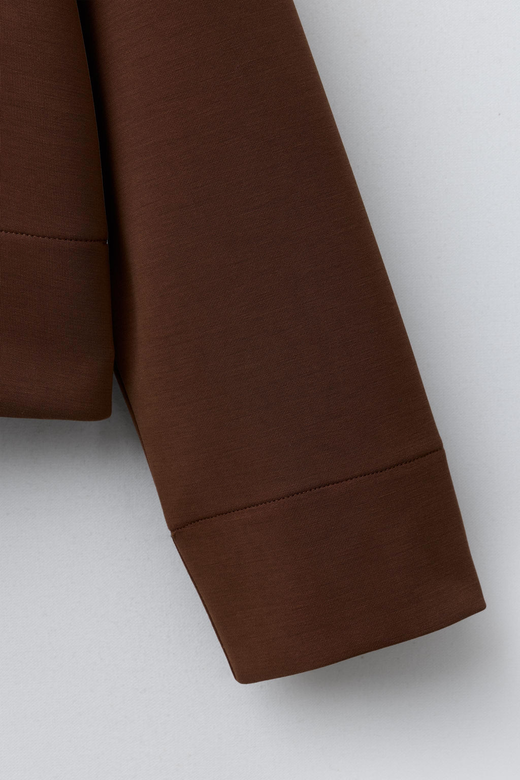 SWEATSHIRT WITH MODAL AND CONTRAST NECK - Zara фото 4