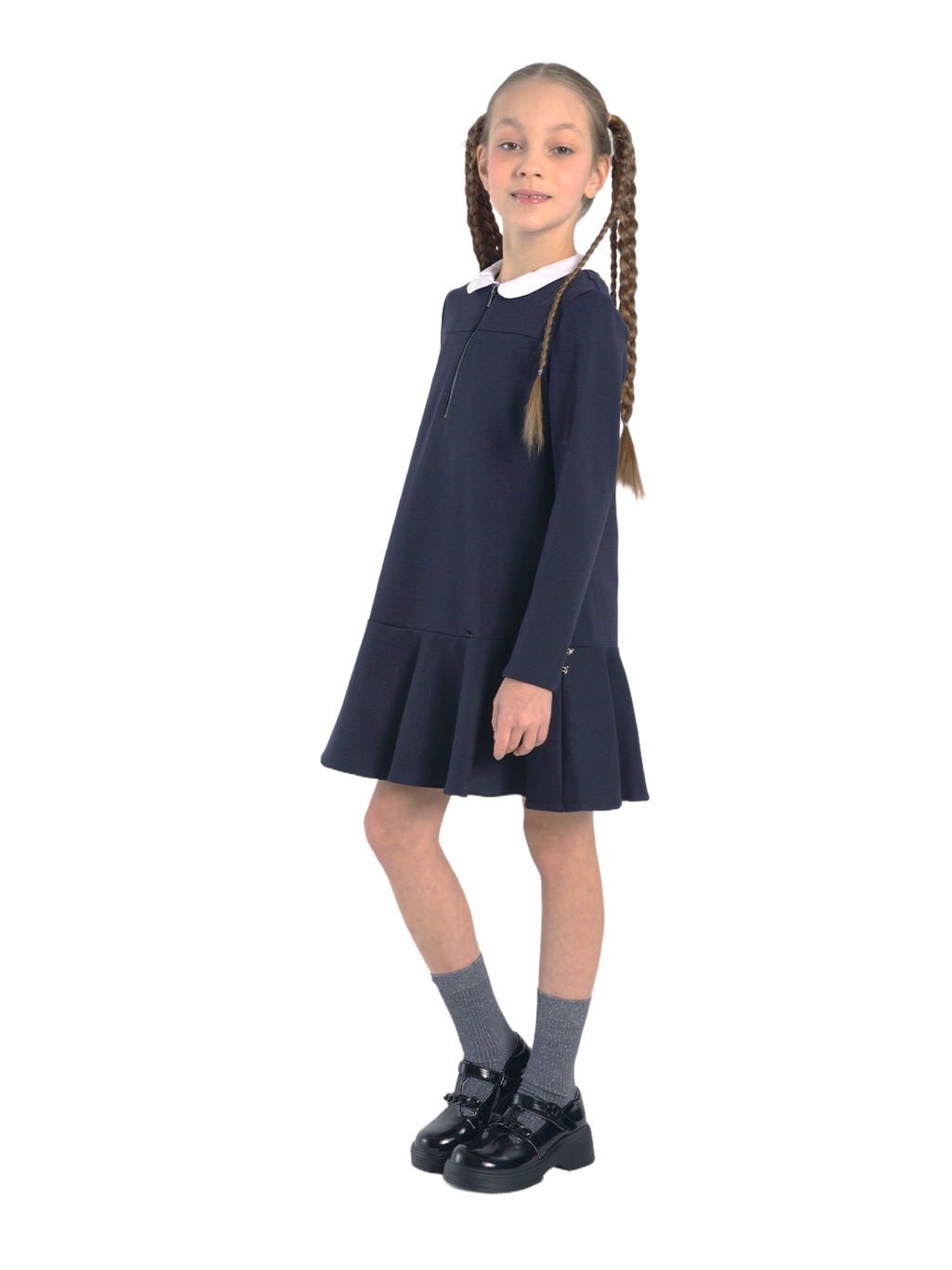 Школьное платье для девочки О75715 - Карамелли фото 3