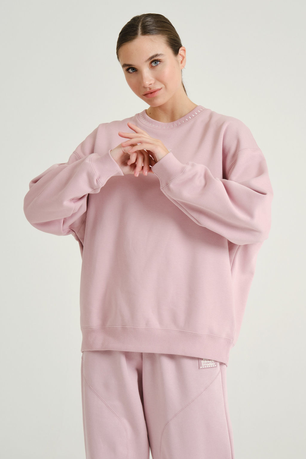 Свитшот утепленный Розовый FREEZE Sweatshirt