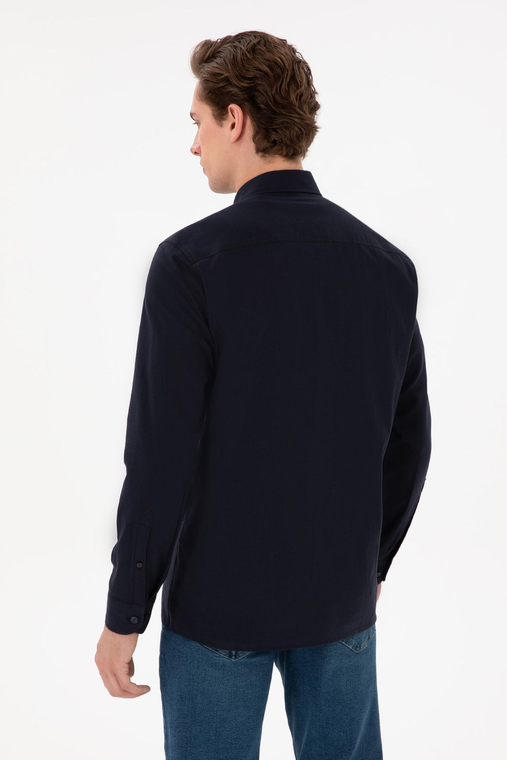 Erkek Lacivert Uzun Kollu Basic G_mlek Sepette S_rpriz _ndirim - U.s. polo assn фото 5