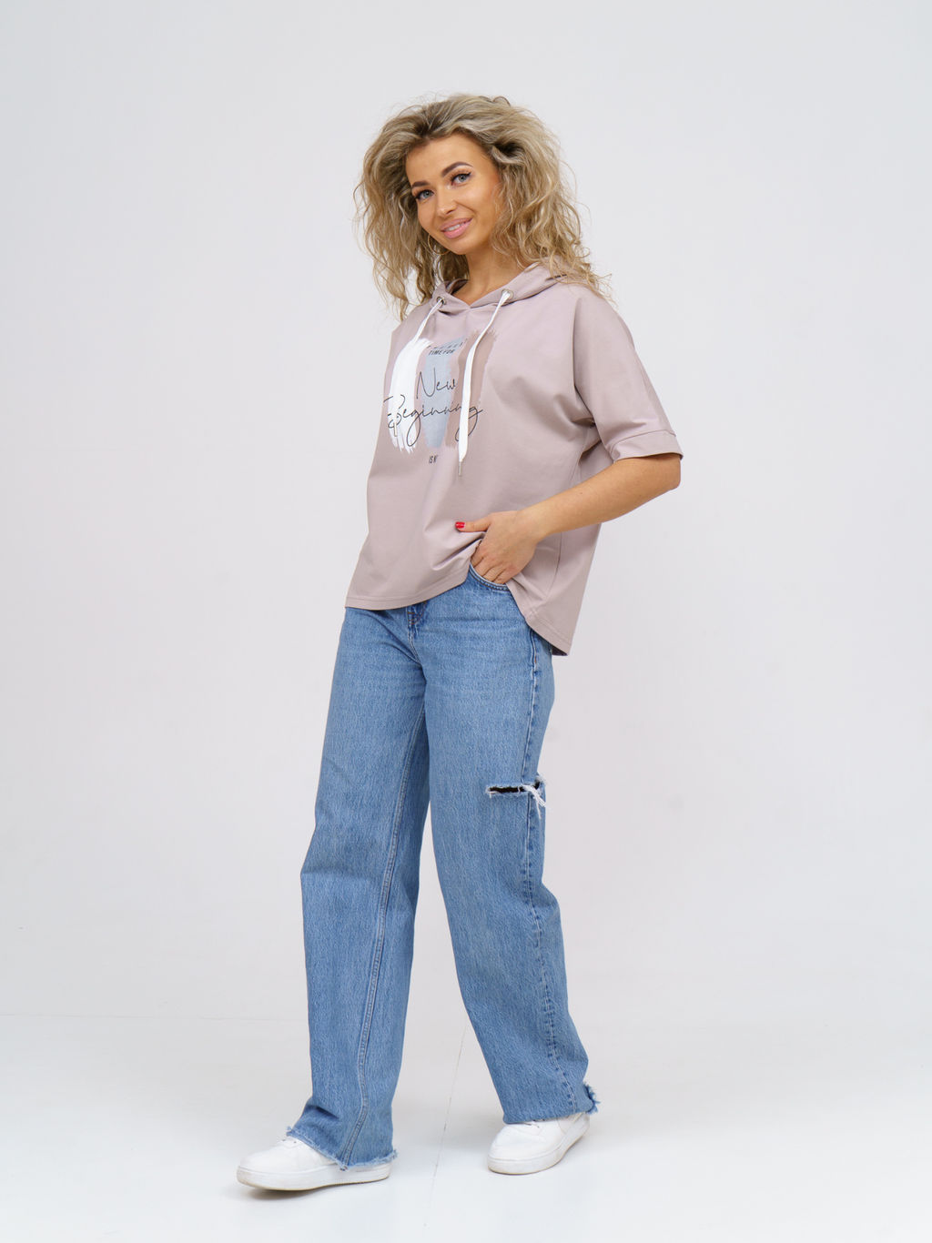 940 Футболка "Бежевый"