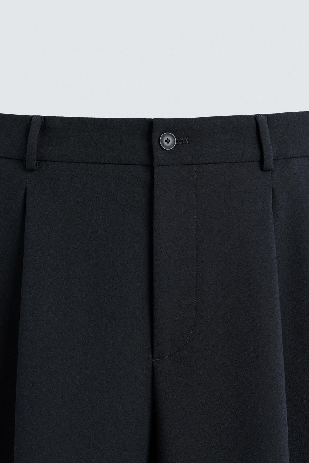 RELAXED FIT PLEATED TROUSERS - Zara фото 9
