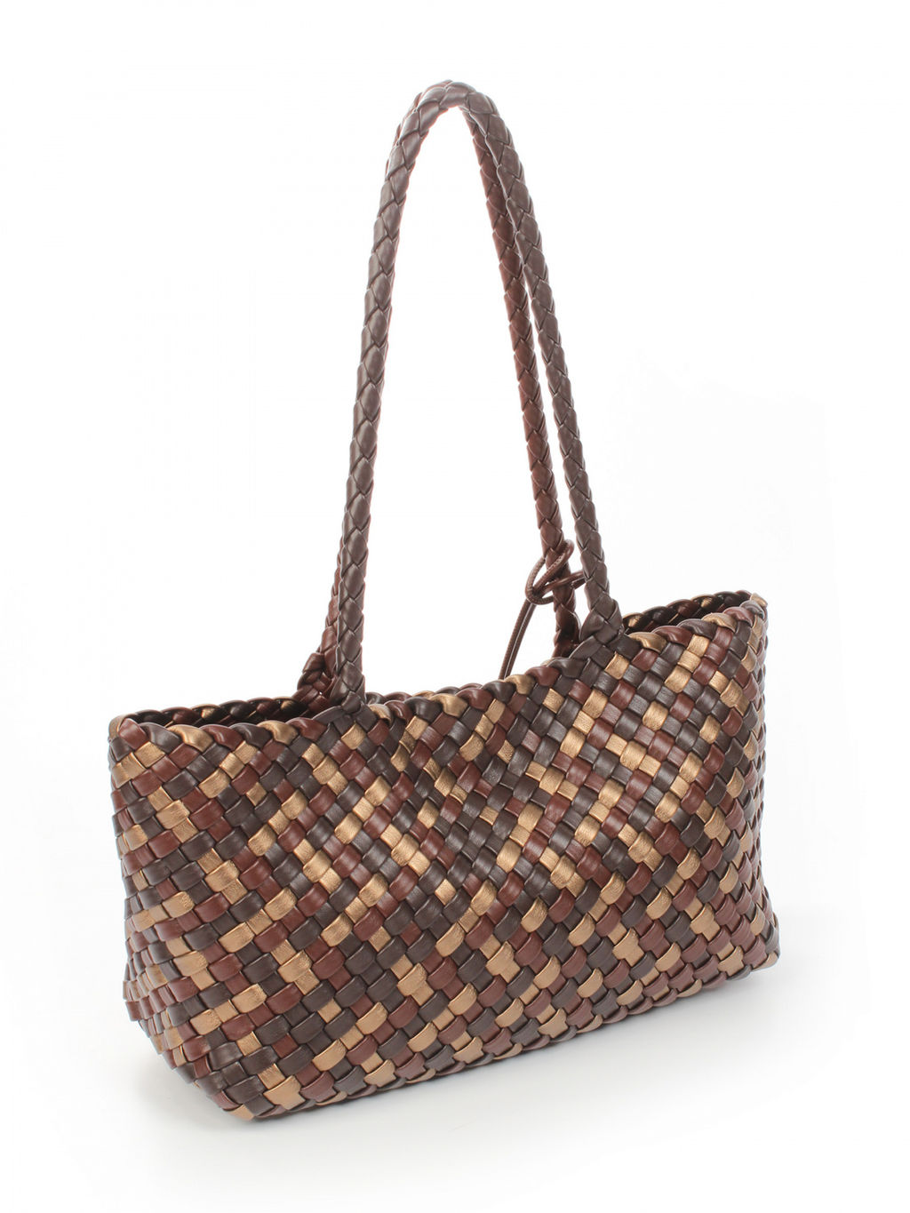 LACCOMA сумка СУ1056-мультицвет коричневый эко кожа хлопок  фото 2