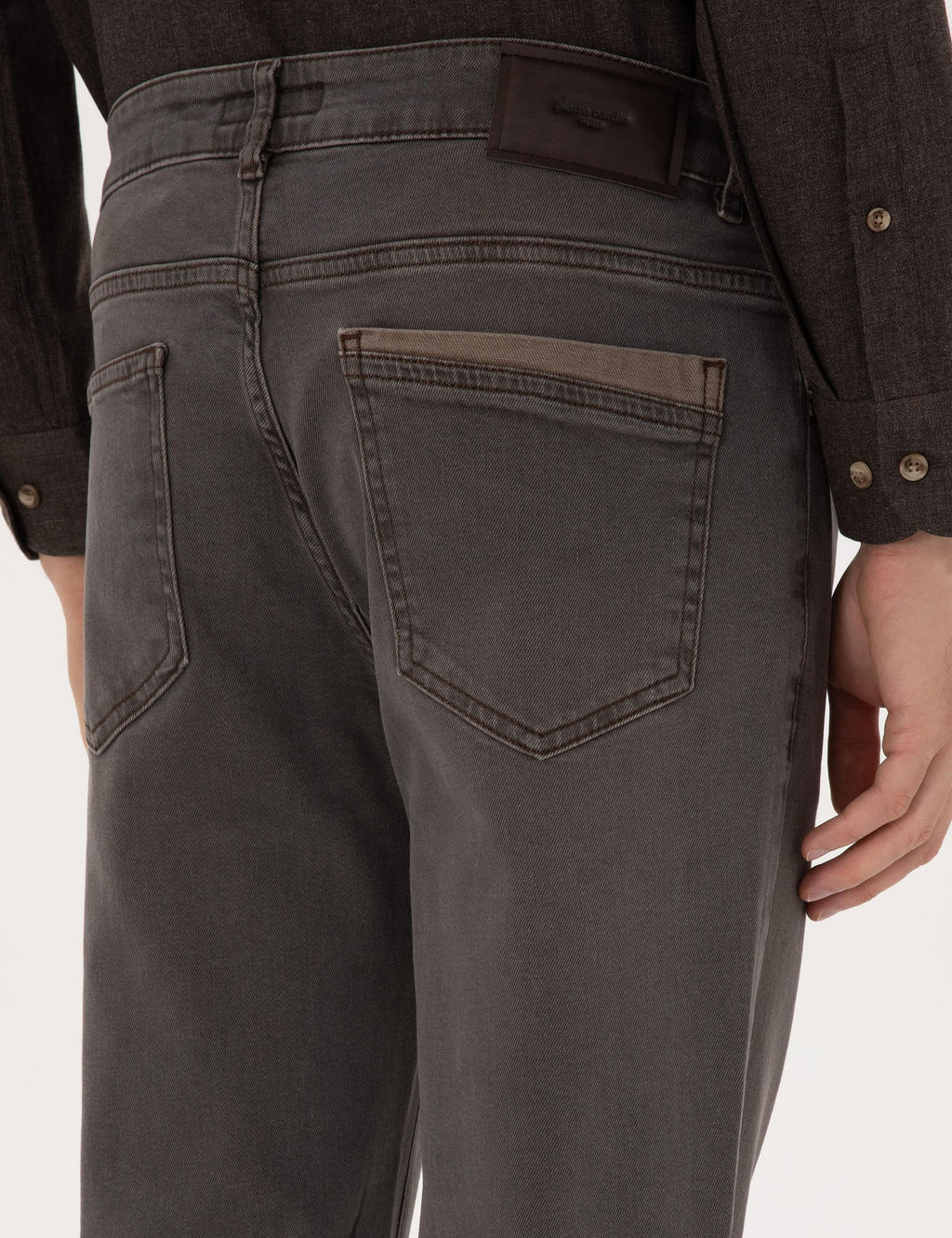 Kahverengi Slim Fit Jean Pantolon - Pierre cardin фото 6
