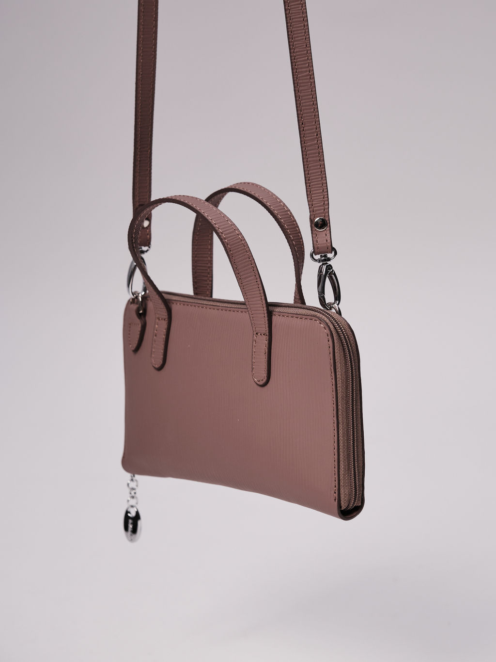 Сумка кожаная Azaro 30850 фиолетовый шепот