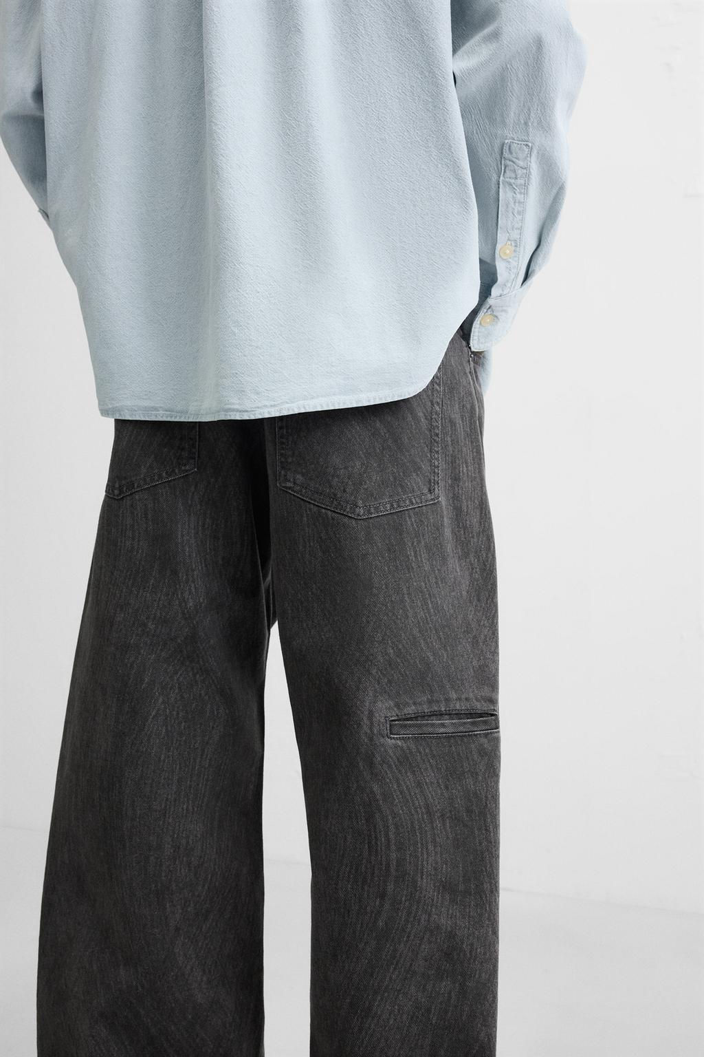 WAVE BAGGY FIT JEANS - Zara фото 6