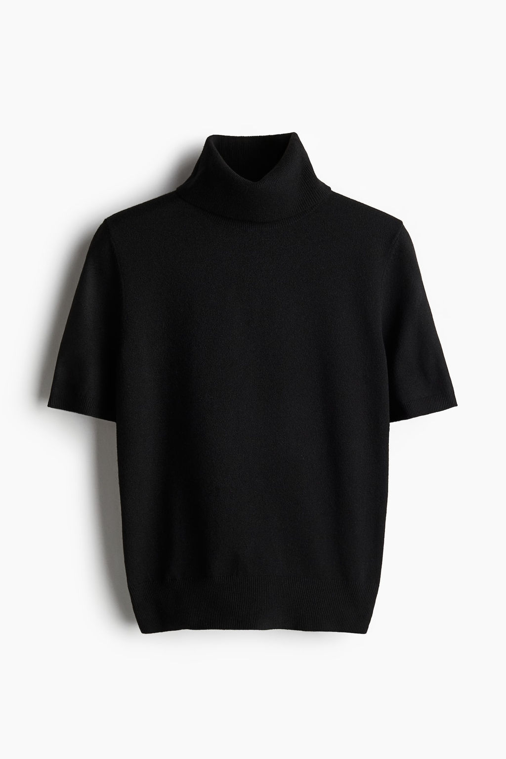 Jersey de cuello alto en punto fino - H&m фото 5