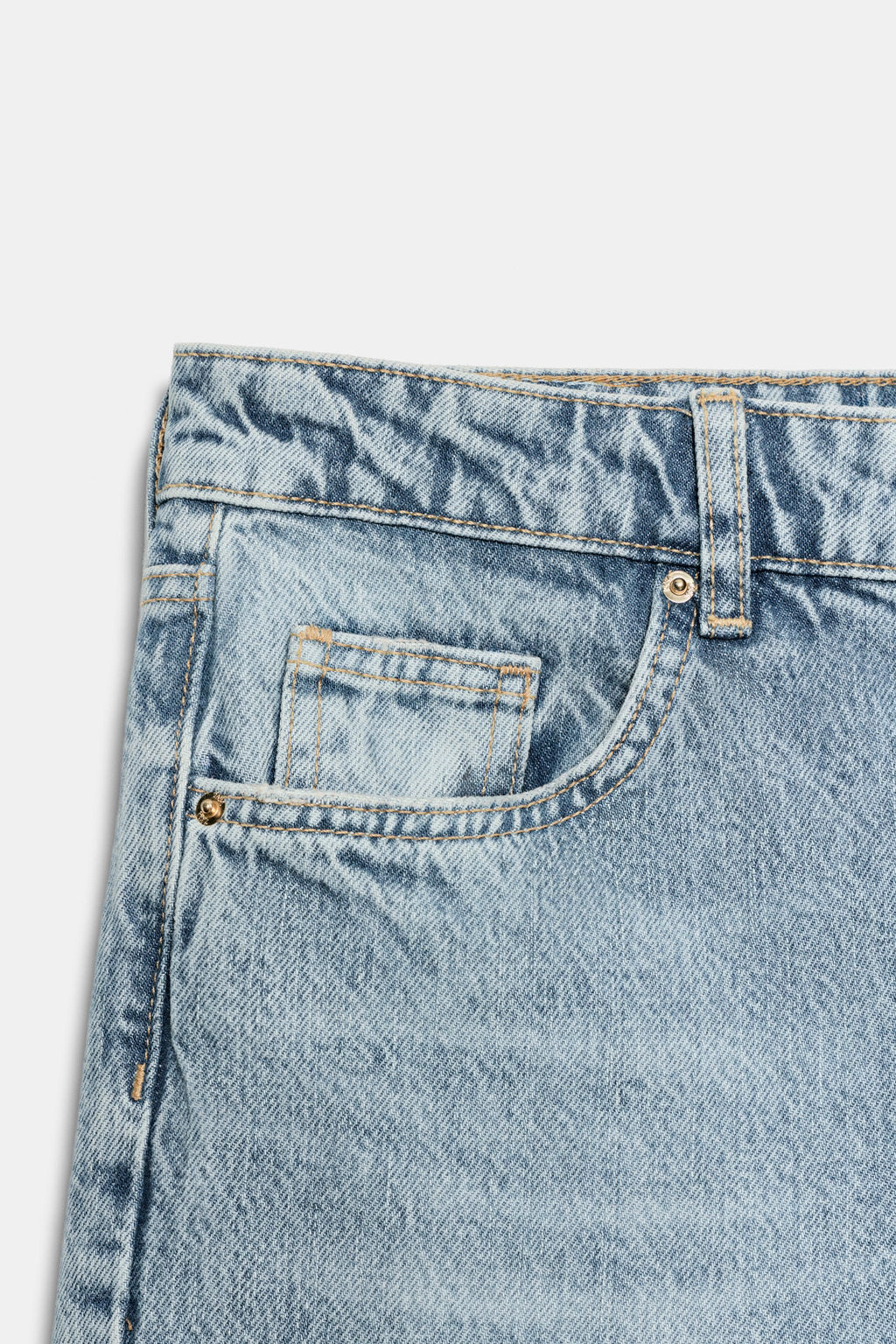 BERMUDA Z1975 DENIM TIRO MEDIO / Azul medio - Zara фото 9