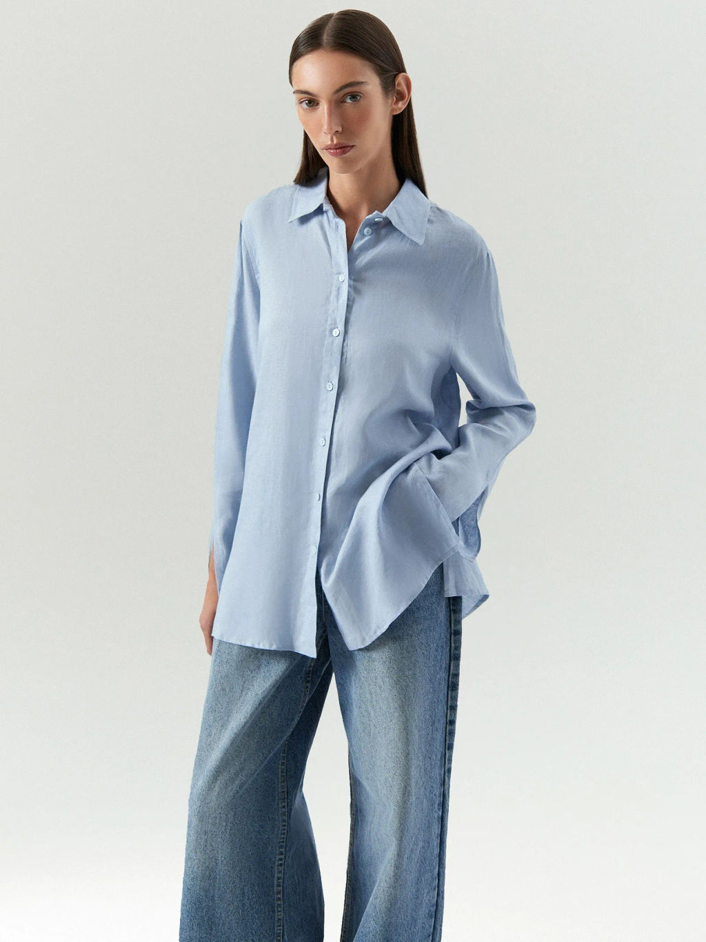 Рубашка из 100% рами, B3020/attica