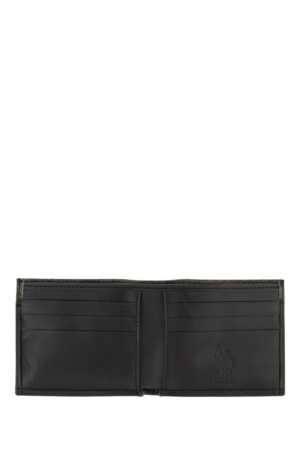 Мужской черный кошелек Неожиданная скидка в корзине - U.s. polo assn фото 4