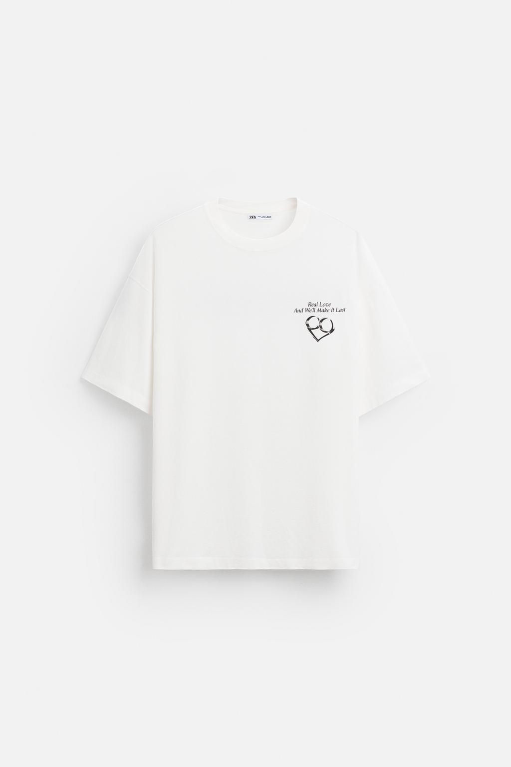 SLOGAN PRINT T-SHIRT - Zara фото 5