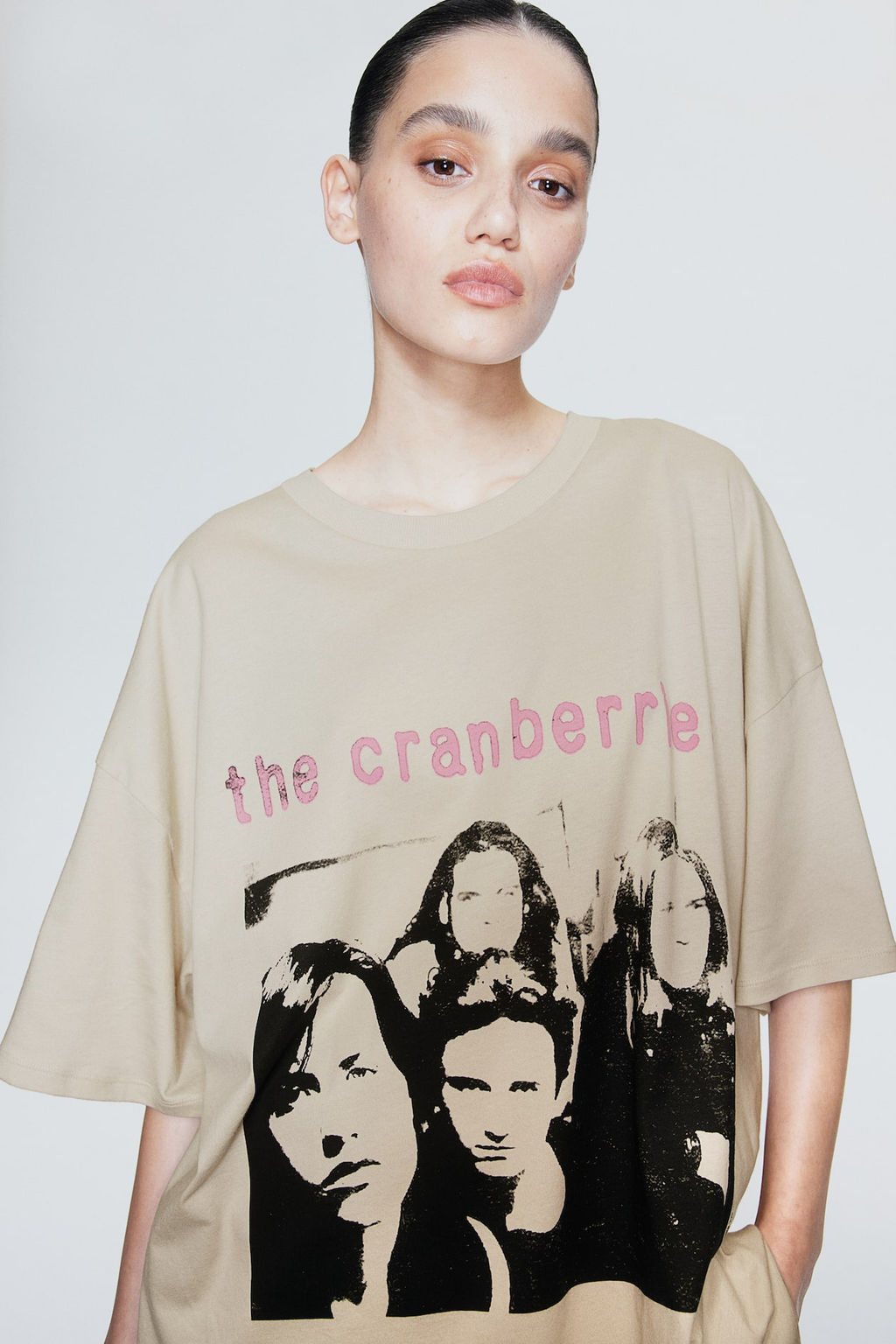 Camiseta oversize con motivo estampado - H&m фото 3