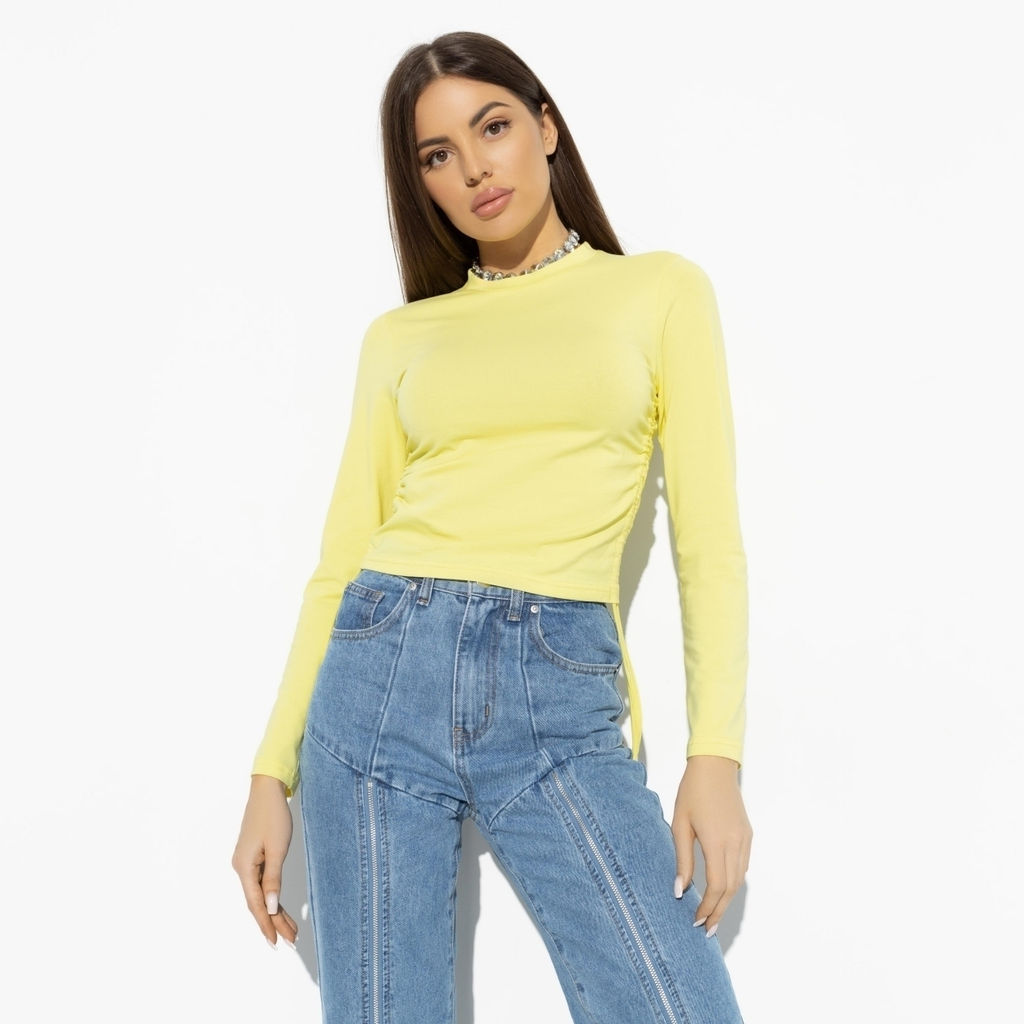 Лонгслив, Акцентная штучка (juicy lemon) - Charutti фото 2