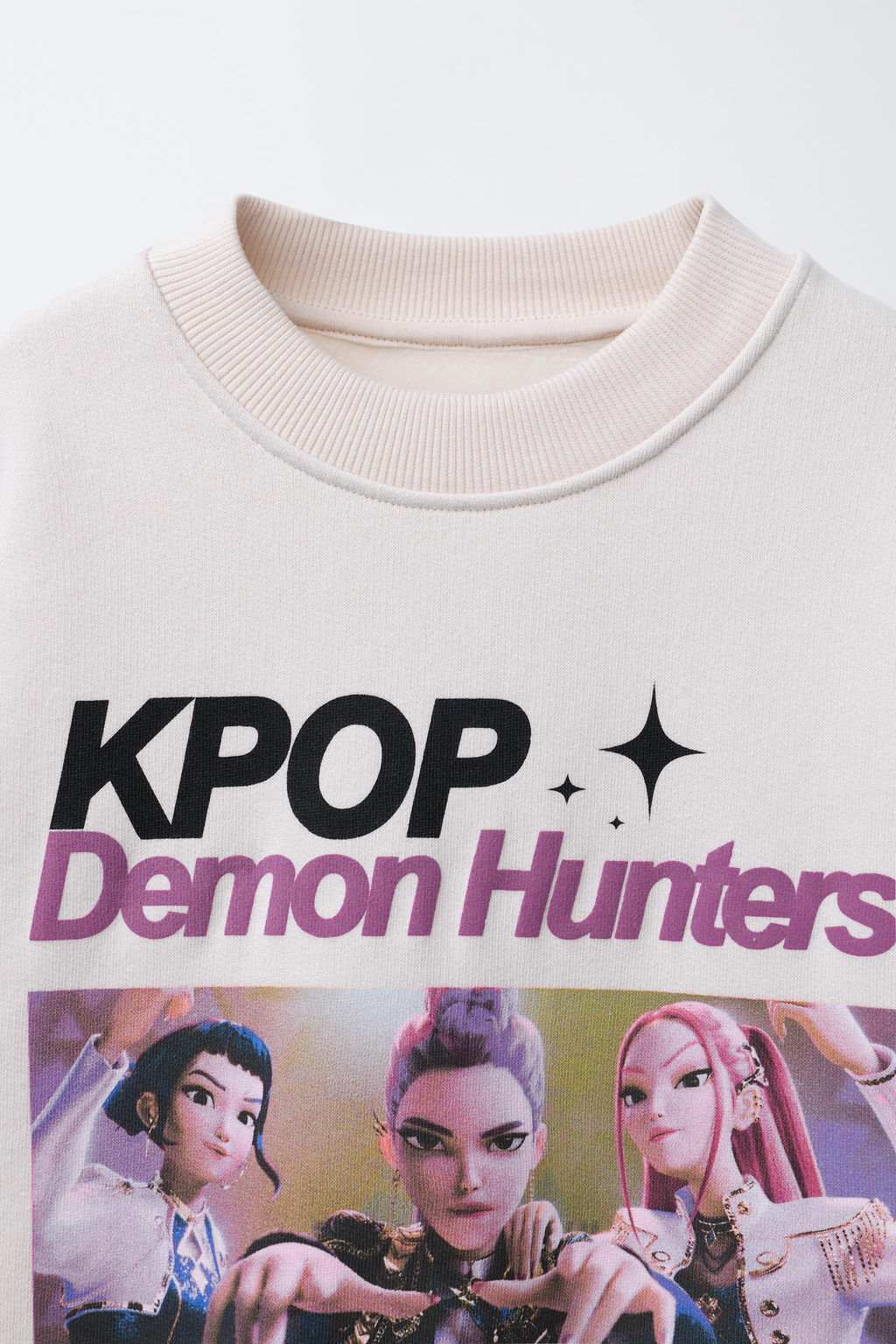 KPOP DEMON HUNTERS NETFLIX  PRINTED SWEATSHIRT - Zara фото 3