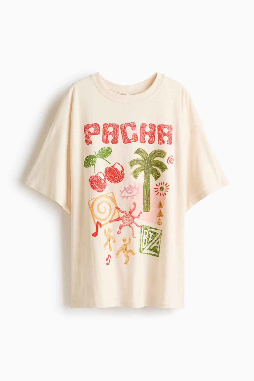 Camiseta oversize con motivo estampado - H&m фото 7