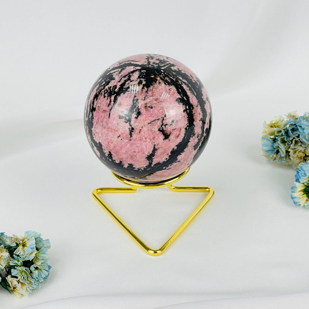 Шар из Родонита