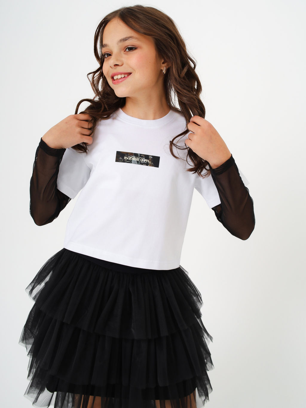 Юбка фатиновая, белая - Inzibe фото 4