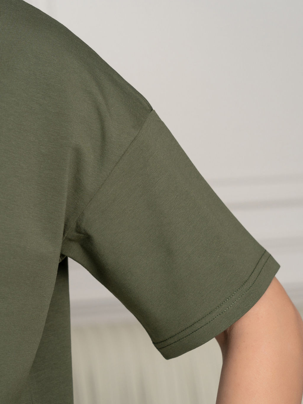 Футболка унисекс Оверсайз, цв. Хаки