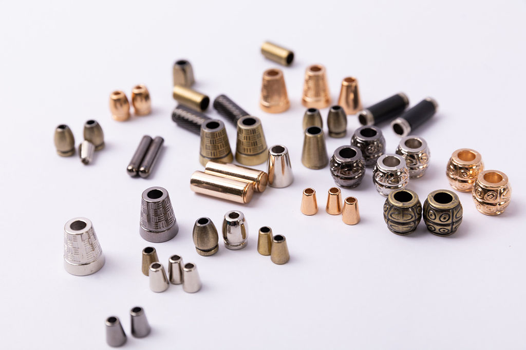 Концевик металл Gamma GB 1642 декоративные в пакете 20 шт №12 шлифованная бронза