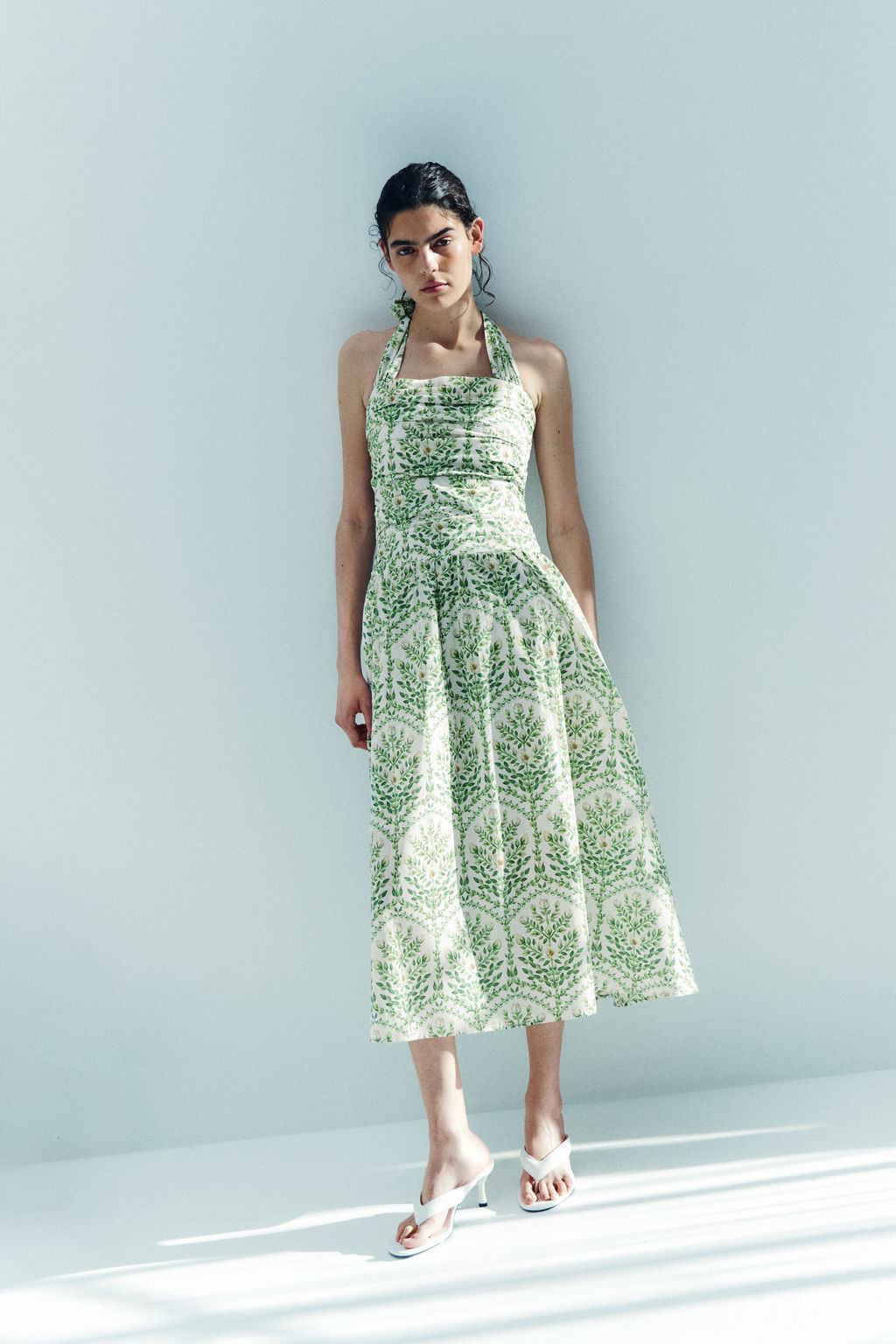 Vestido halter de popelina - H&m фото 2