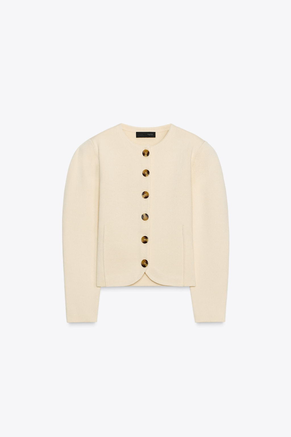FITTED CARDIGAN WITH BUTTONS - Zara фото 10