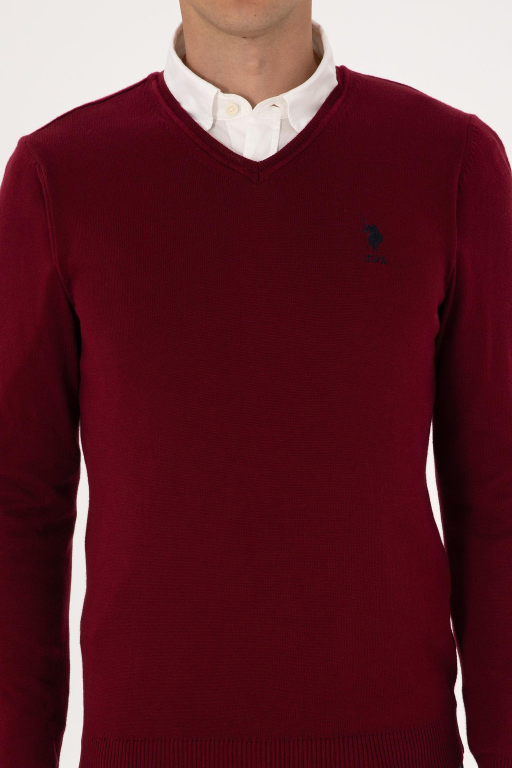 Erkek Bordo Basic Kazak - U.s. polo assn фото 6