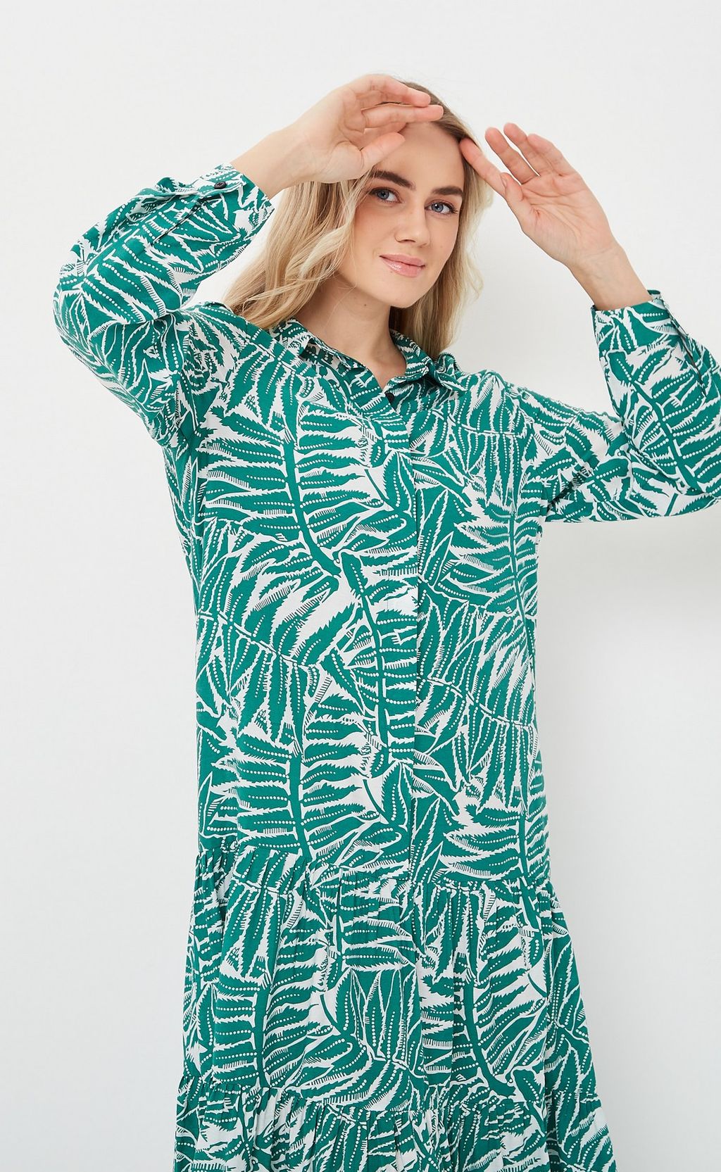 Платье F312-0315 green - Fine joyce фото 8