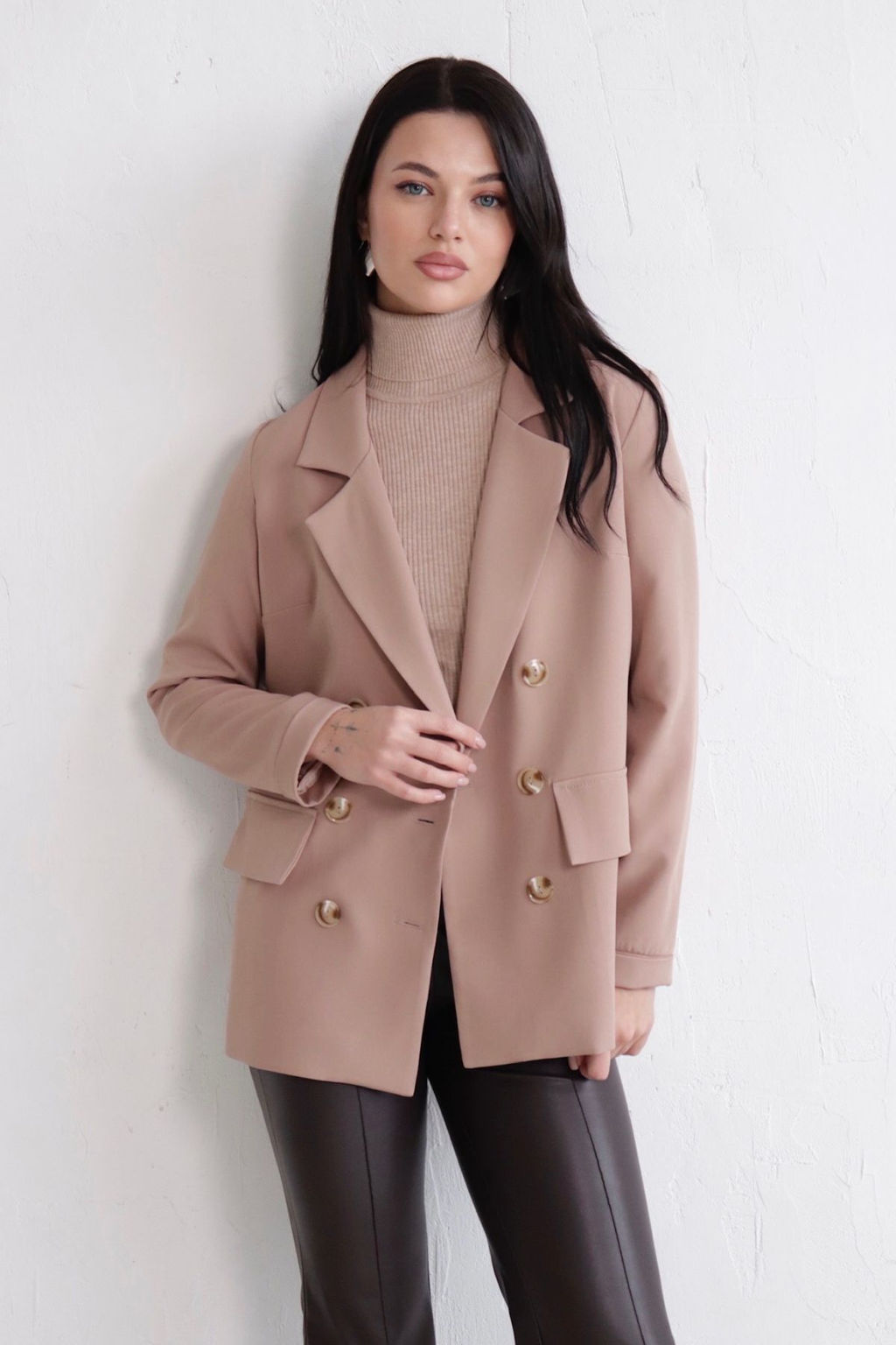 Двубортный жакет с английским воротником - Martichelli фото 184