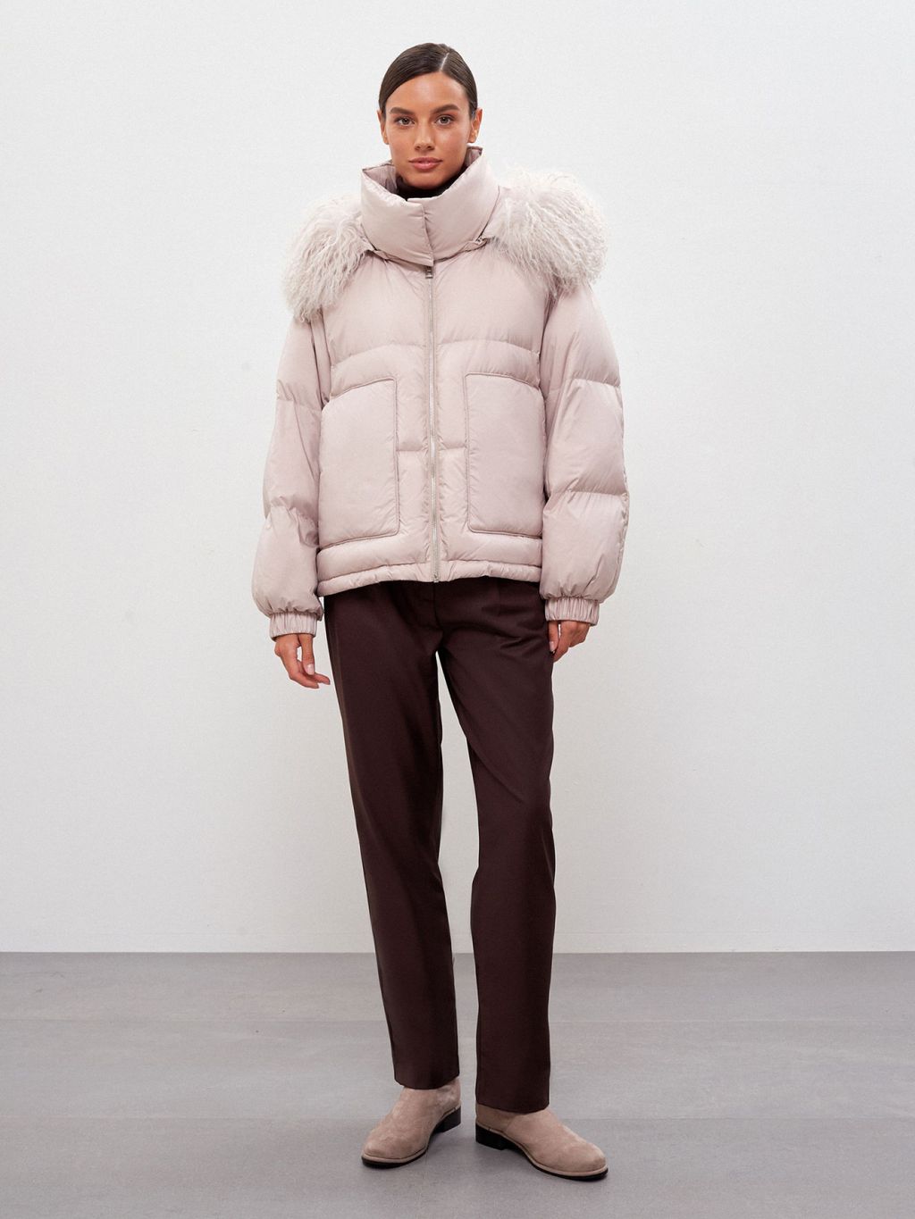 Conso/WDSF 220503 - panna cotta Пуховая Куртка