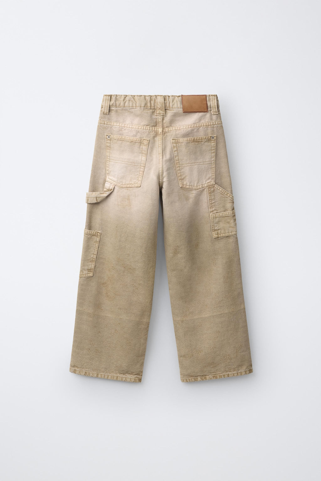 PANTAL?N CANVAS WIDE LEG / Crudo - Zara фото 3