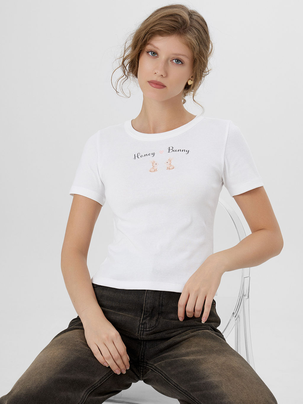 Футболка женская Mark Formelle белая с принтом фото 6