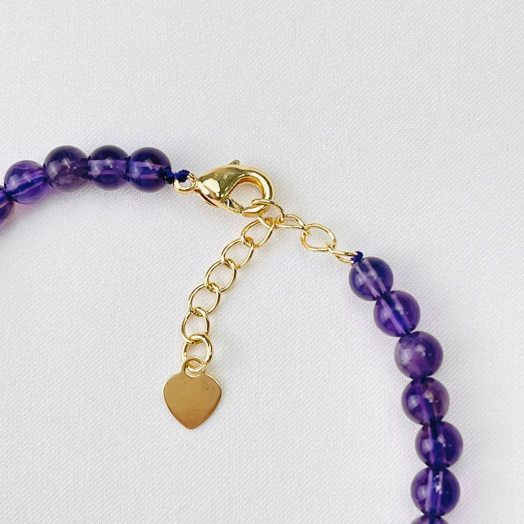 Браслет из Аметиста 16,5 см + - Радуга самоцветов фото 4