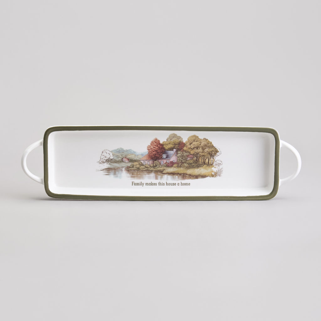 БЛЮДО С РУЧКАМИ LEFARD FAMILY HOUSE ПРЯМОУГ. 42*12*3,5 СМ  фото 9