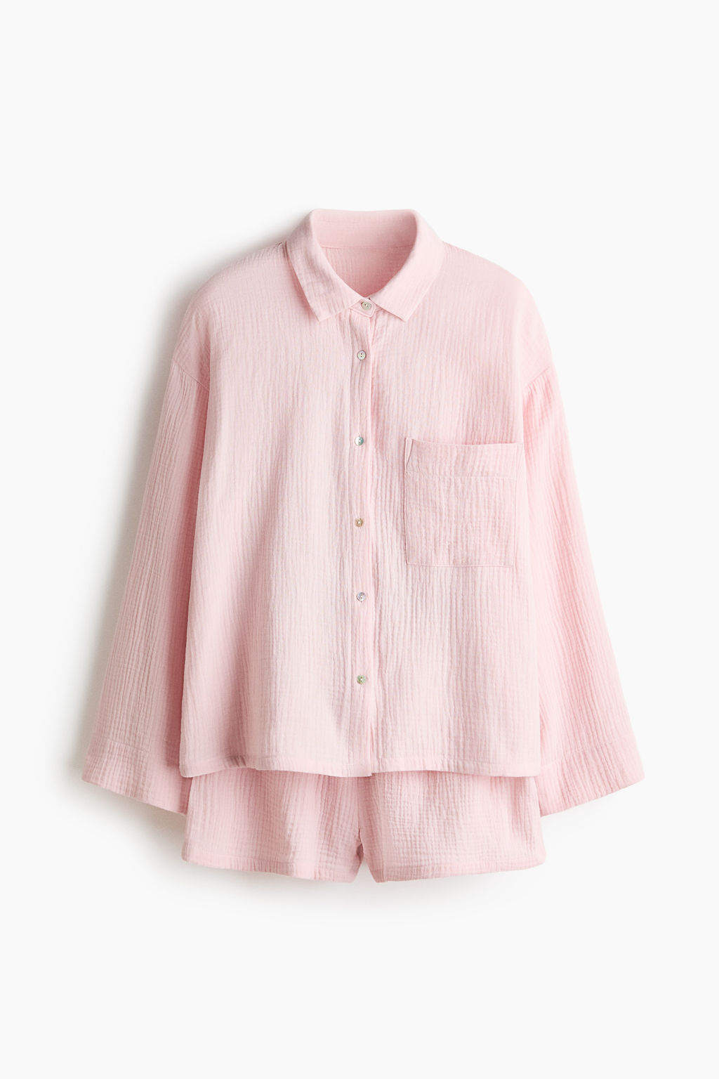 Camisa y pantal?n corto de pijama - H&m фото 4