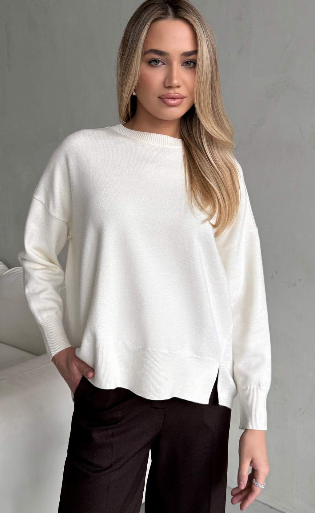 Джемпер F522-15120 milk - Fine joyce фото 9