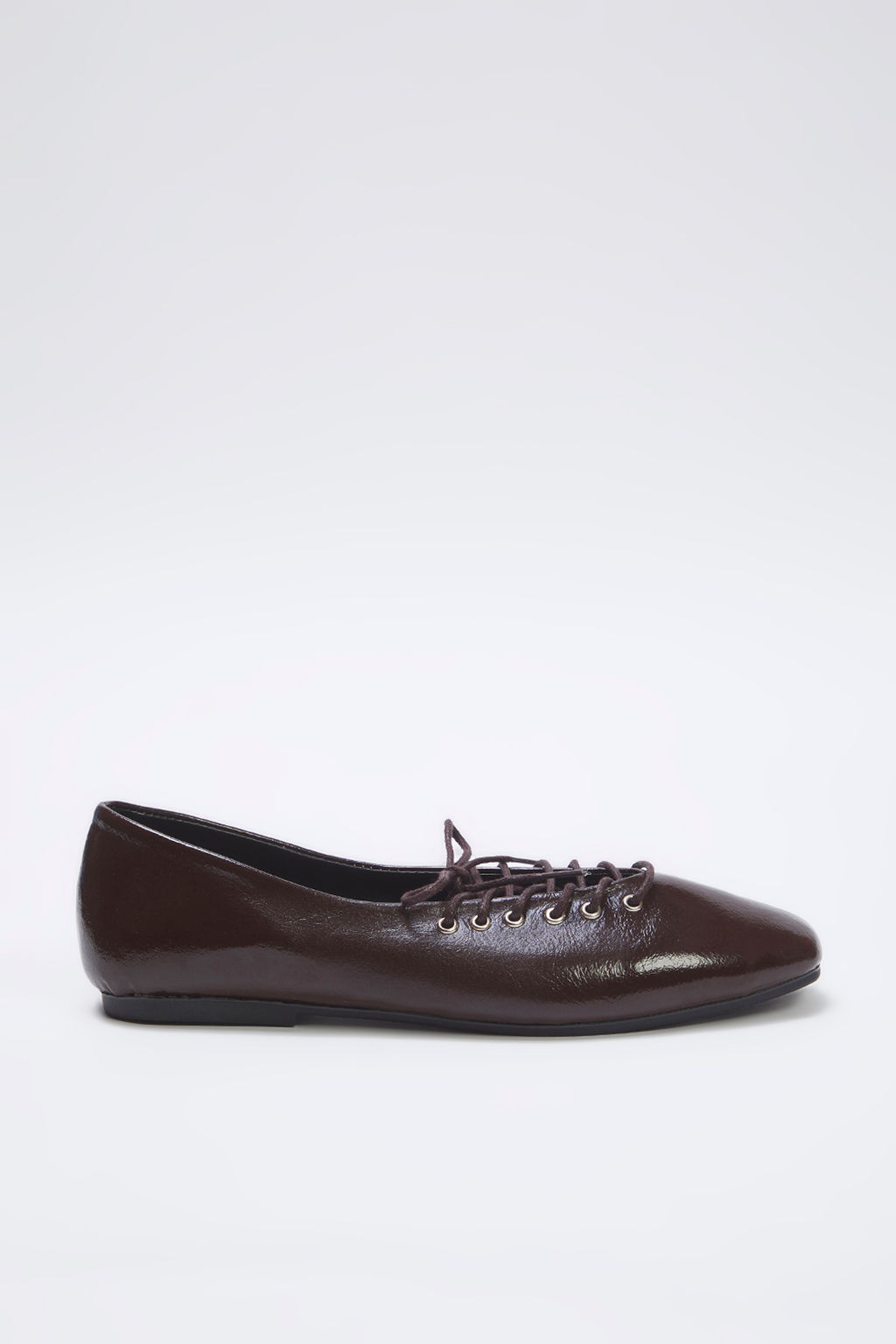 Trendyol Shoes Siyah Ip Bagc?k Detayl? Badem Burun Mary Jane Kad?n Babet TAKSS25BE00040 - Trendyolmilla фото 5