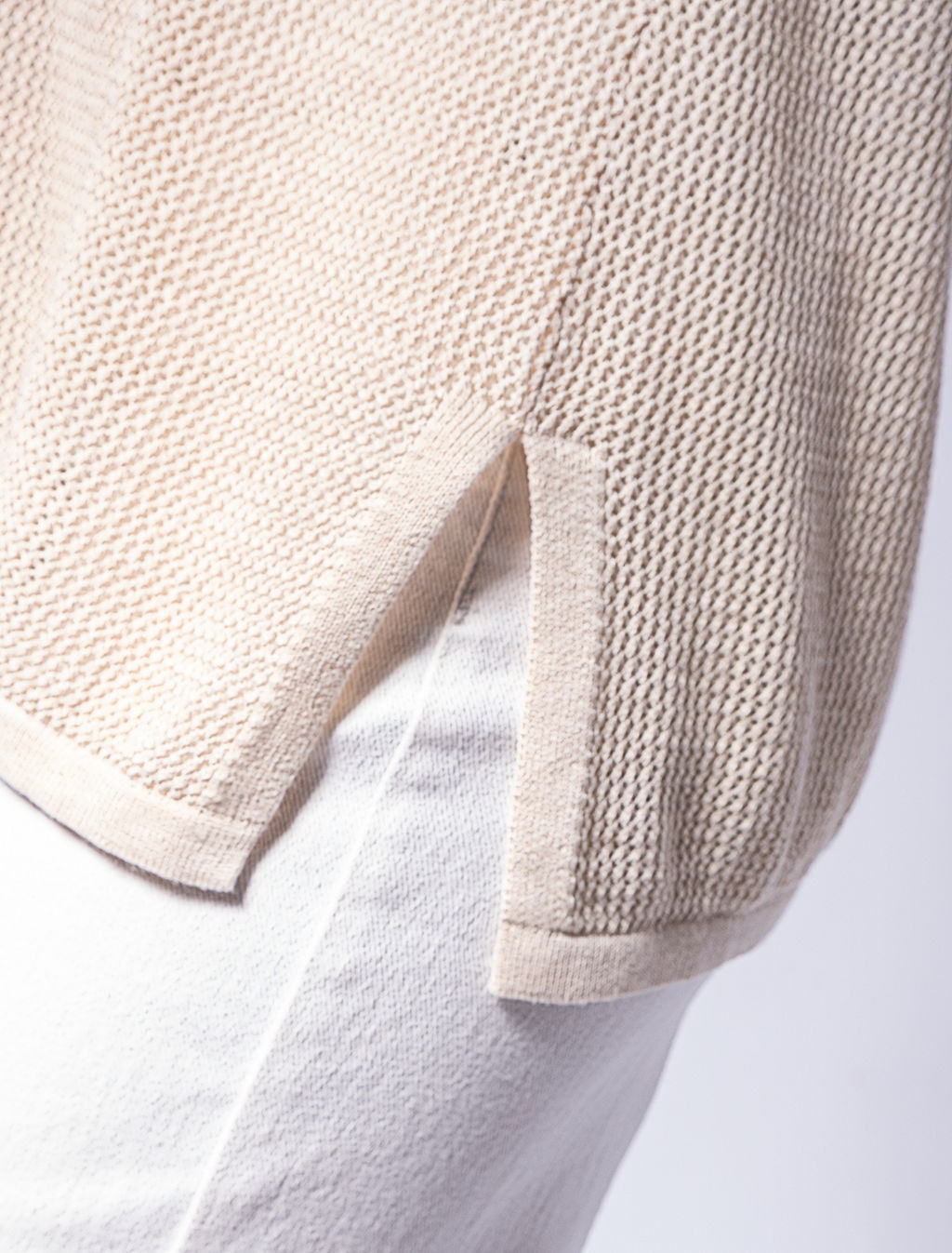 VILATTE / Летний топ полупрозрачной вязки из хлопка  фото 10