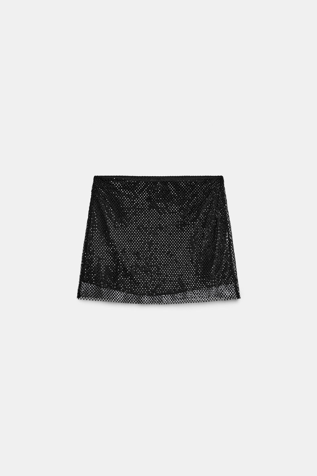 BEADED MESH MINI SKIRT - Zara фото 6